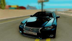 Lexus GS350 F Sport для GTA San Andreas - вид спереди