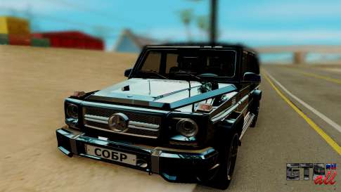 Mercedes-Benz G65 AMG для GTA San Andreas - вид спереди