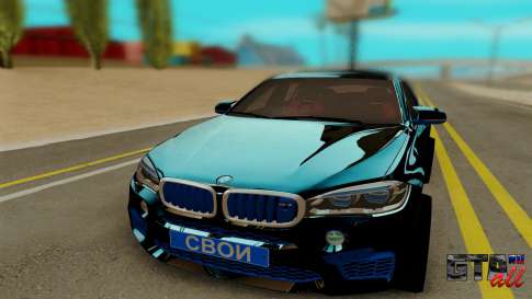 BMW X6M для GTA San Andreas - вид спереди