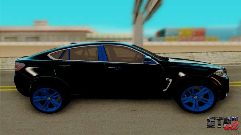 BMW X6M для GTA San Andreas - вид сбоку