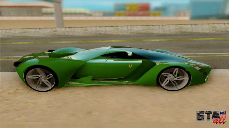 Ferrari F80 для GTA San Andreas - вид сбоку