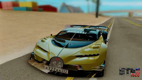 Bugatti Vision G для GTA San Andreas - вид спереди