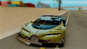 Bugatti Vision G для GTA San Andreas - вид спереди