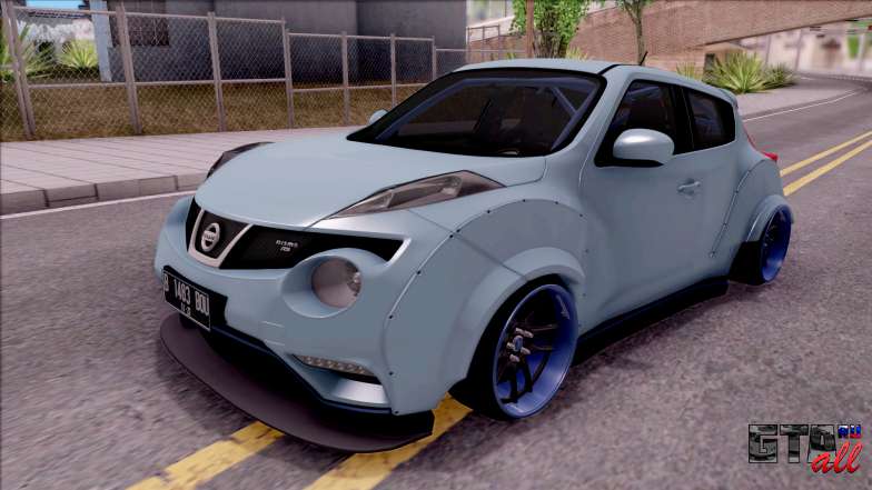 Nissan Juke Nismo RS 2014 Rocket BOUNNY Custom для GTA San Andreas - вид спереди