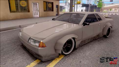 Elegy Drift Low Poly для GTA San Andreas - вид спереди