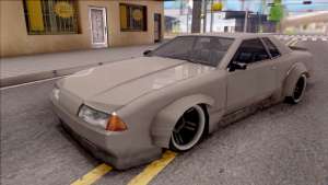 Elegy Drift Low Poly для GTA San Andreas - вид спереди