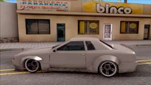 Elegy Drift Low Poly для GTA San Andreas - вид сбоку