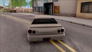 Elegy Drift Low Poly для GTA San Andreas - вид сзади