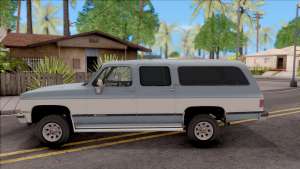 Chevrolet Suburban 1989 HQLM для GTA San Andreas - вид сбоку