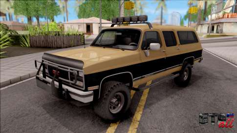 GMC Suburban 1989 IVF для GTA San Andreas - вид спереди