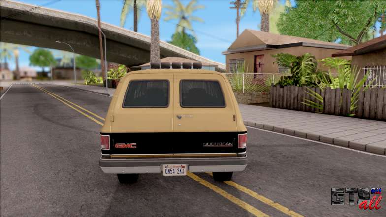 GMC Suburban 1989 IVF для GTA San Andreas - вид сзади