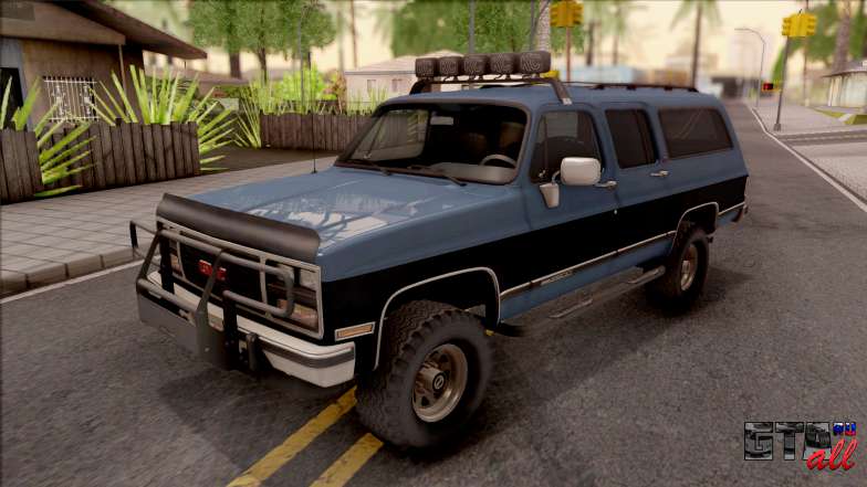 GMC Suburban 1989 HQLM для GTA San Andreas - вид спереди