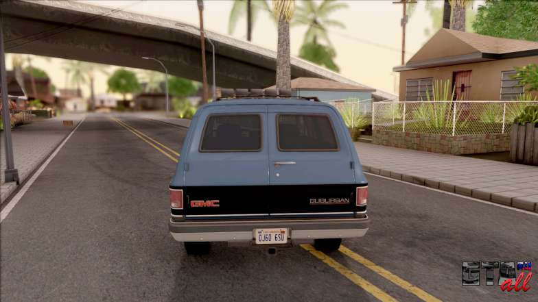 GMC Suburban 1989 HQLM для GTA San Andreas - вид сзади