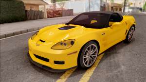 Chevrolet Corvette ZR1 C6 2009 для GTA San Andreas - вид спереди