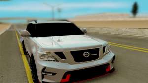 Nissan Patrol Nismo для GTA San Andreas - вид спереди