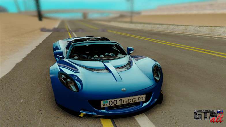 Hennessey Venom GT для GTA San Andreas - вид спереди