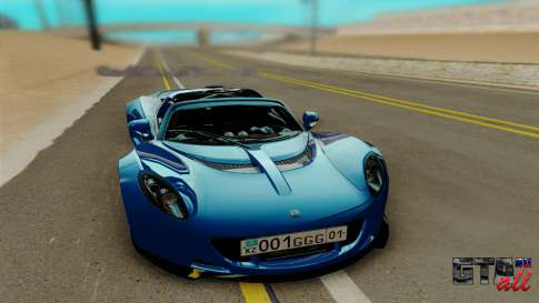 Hennessey Venom GT для GTA San Andreas - вид спереди