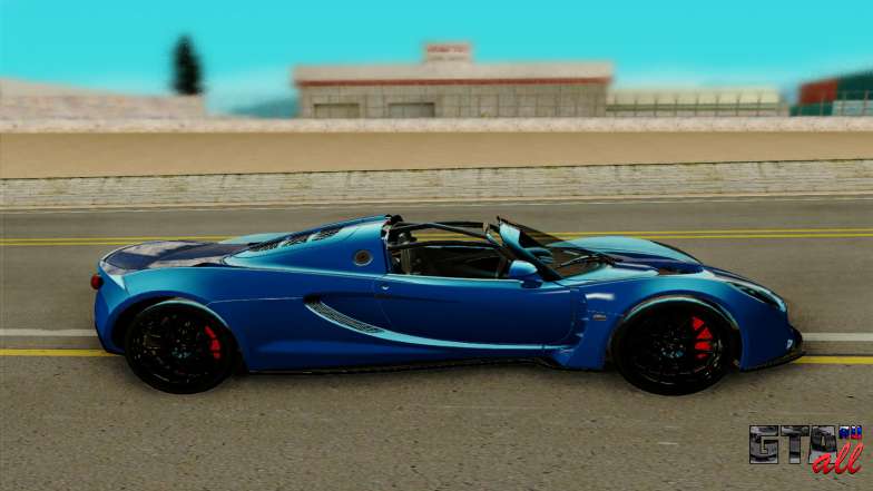 Hennessey Venom GT для GTA San Andreas - вид сбоку