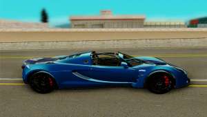 Hennessey Venom GT для GTA San Andreas - вид сбоку