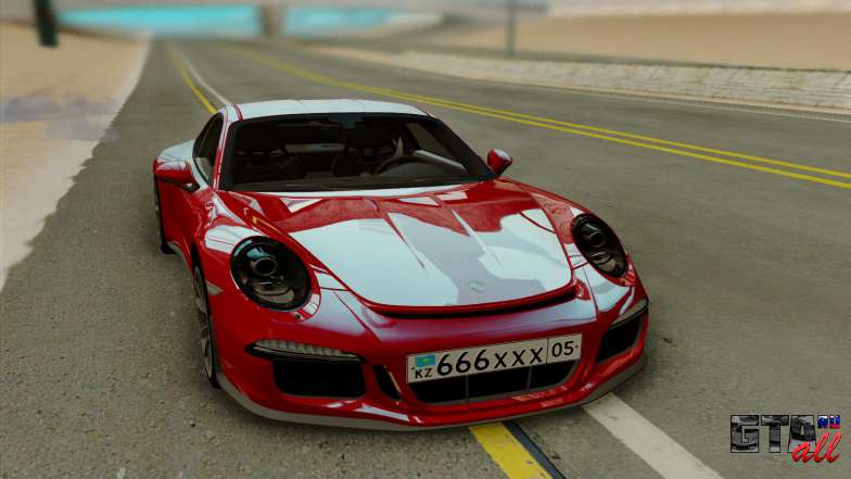 Porsche 911 R 2016 для GTA San Andreas - вид спереди