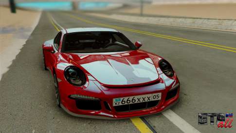 Porsche 911 R 2016 для GTA San Andreas - вид спереди