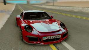 Porsche 911 R 2016 для GTA San Andreas - вид спереди