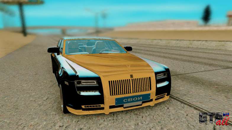 Rolls-Royce Ghost для GTA San Andreas - вид спереди