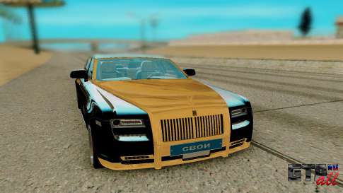 Rolls-Royce Ghost для GTA San Andreas - вид спереди