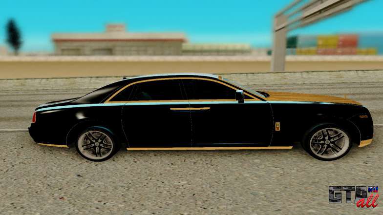 Rolls-Royce Ghost для GTA San Andreas - вид сбоку