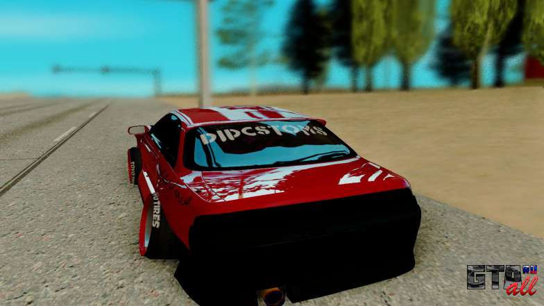 Nissan Silvia S14 для GTA San Andreas - вид сзади