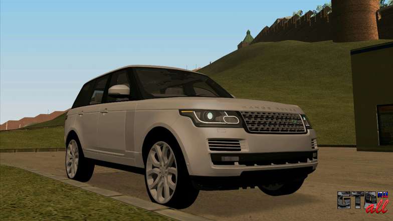 Land Rover Range Rover Vogue для GTA San Andreas - вид спереди