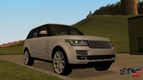 Land Rover Range Rover Vogue для GTA San Andreas - вид спереди