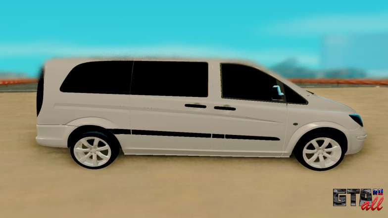 Mercedes-Benz Vito для GTA San Andreas - вид сбоку