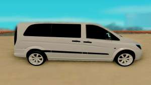 Mercedes-Benz Vito для GTA San Andreas - вид сбоку