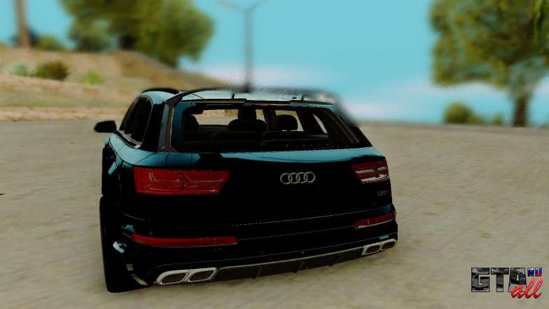 Audi QS7 ABT для GTA San Andreas - вид сзади