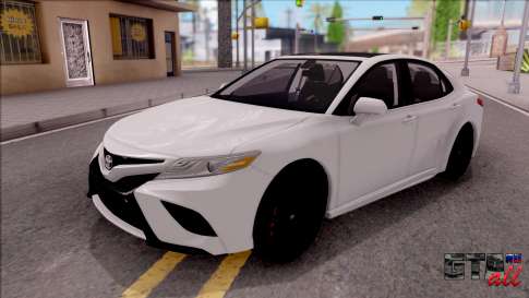 Toyota Camry 2018 для GTA San Andreas - вид спереди