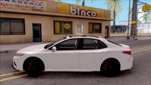 Toyota Camry 2018 для GTA San Andreas - вид сбоку