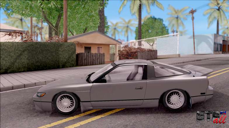 Nissan 240SX SilForty для GTA San Andreas - вид сбоку