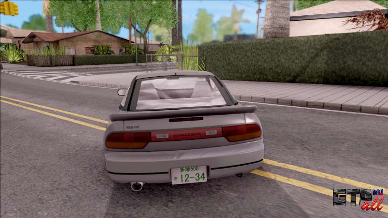 Nissan 240SX SilForty для GTA San Andreas - вид сзади