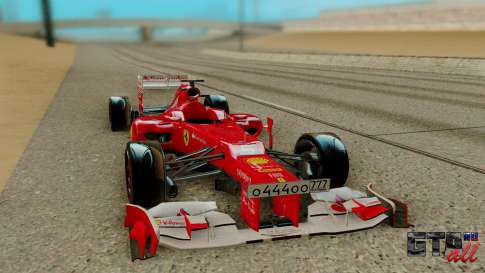 Ferrari Scuderia F2012 для GTA San Andreas - вид спереди