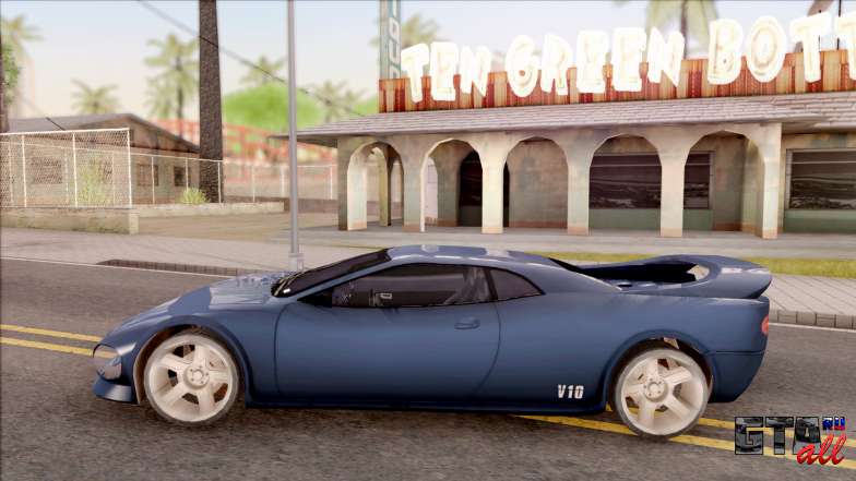 Infernus from GTA III HD для GTA San Andreas - вид сбоку