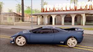 Infernus from GTA III HD для GTA San Andreas - вид сбоку