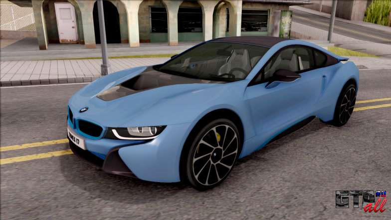 BMW i8 2017 для GTA San Andreas - вид спереди