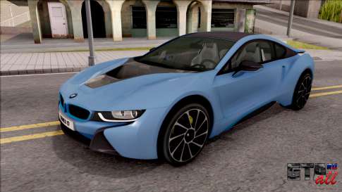 BMW i8 2017 для GTA San Andreas - вид спереди