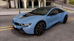 BMW i8 2017 для GTA San Andreas - вид спереди