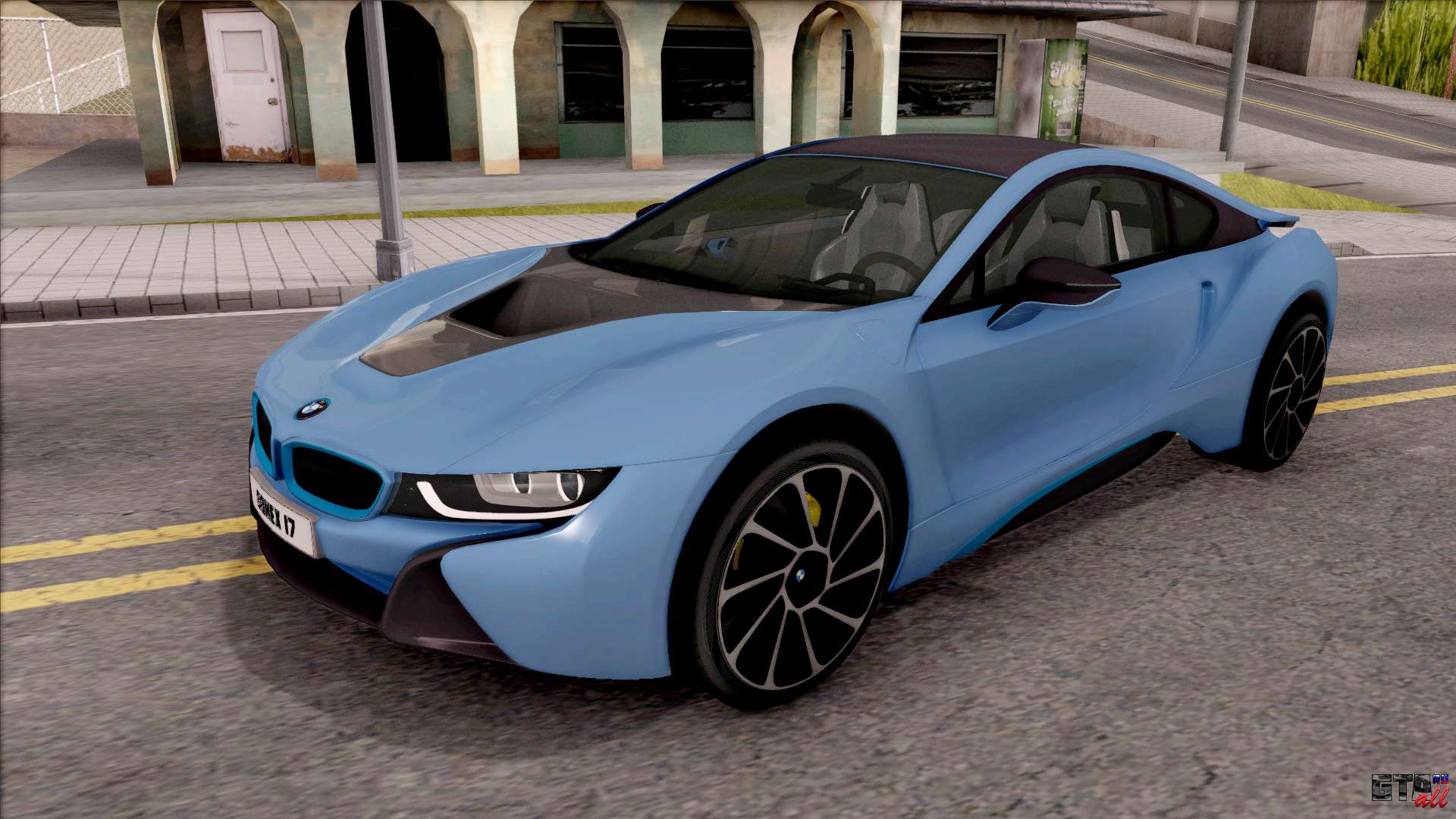 Gta 5 bmw i8 replace фото 61