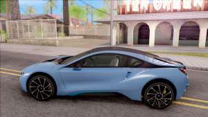 BMW i8 2017 для GTA San Andreas - вид сбоку