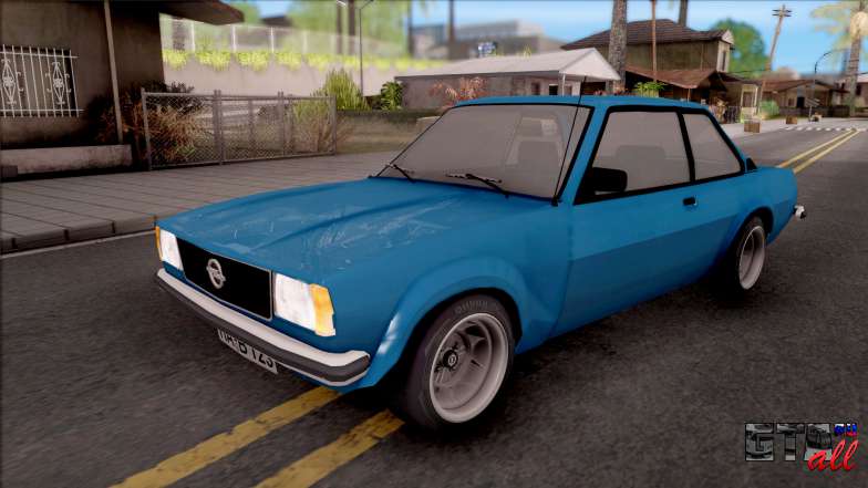 Opel Ascona B для GTA San Andreas - вид спереди