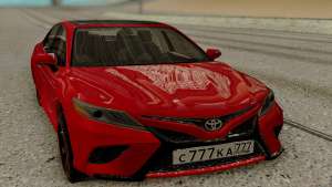 Toyota Camry 2018 для GTA San Andreas - вид спереди