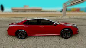 Toyota Camry 2018 для GTA San Andreas - вид сбоку